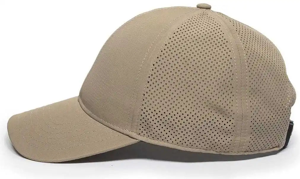Oc Sports Oc803 Adjustable Mesh Back Solid Color Cap - Khaki - 6 7/8’’ - 7 1/2’’