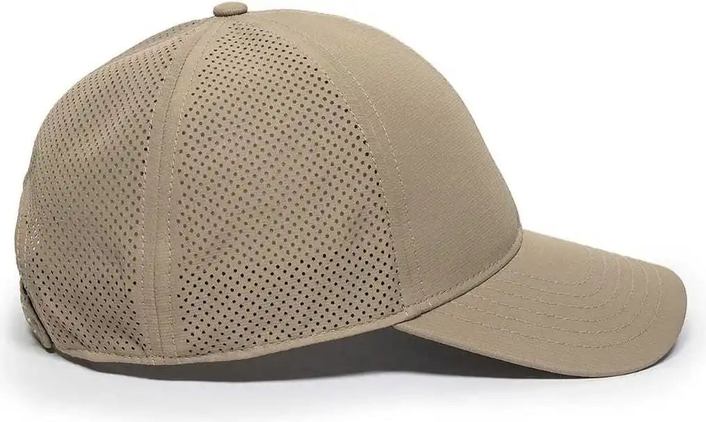 Oc Sports Oc803 Adjustable Mesh Back Solid Color Cap - Khaki - 6 7/8’’ - 7 1/2’’