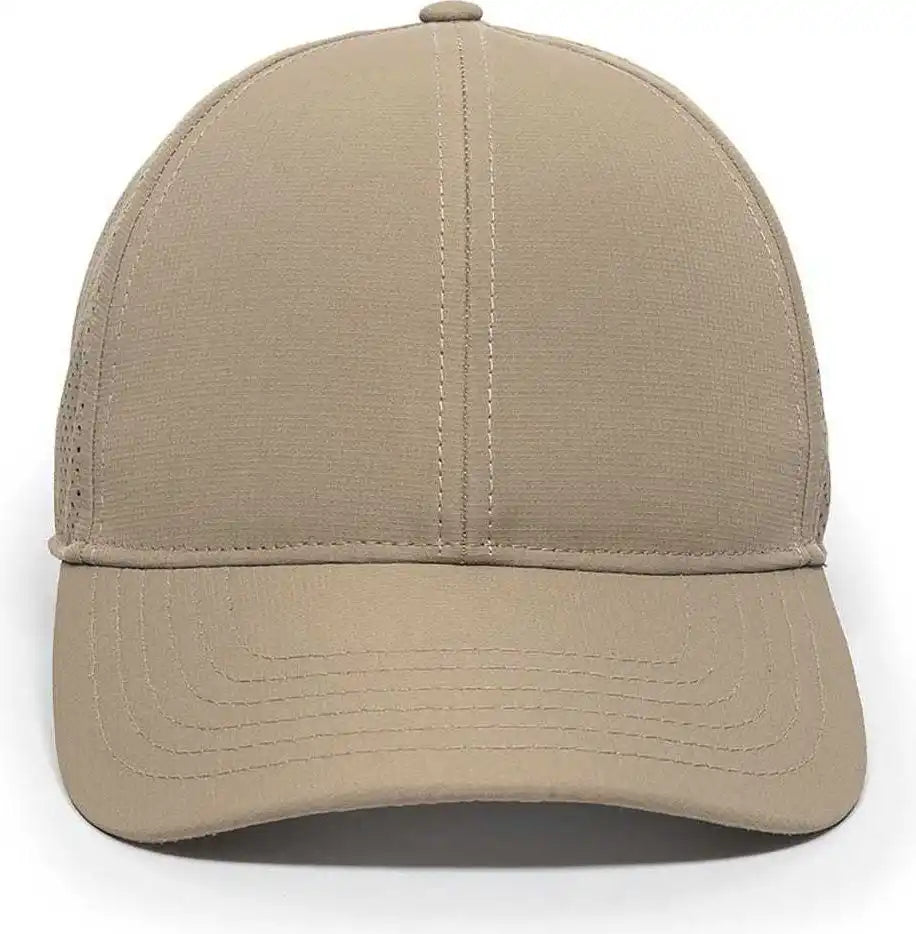Oc Sports Oc803 Adjustable Mesh Back Solid Color Cap - Khaki - 6 7/8’’ - 7 1/2’’