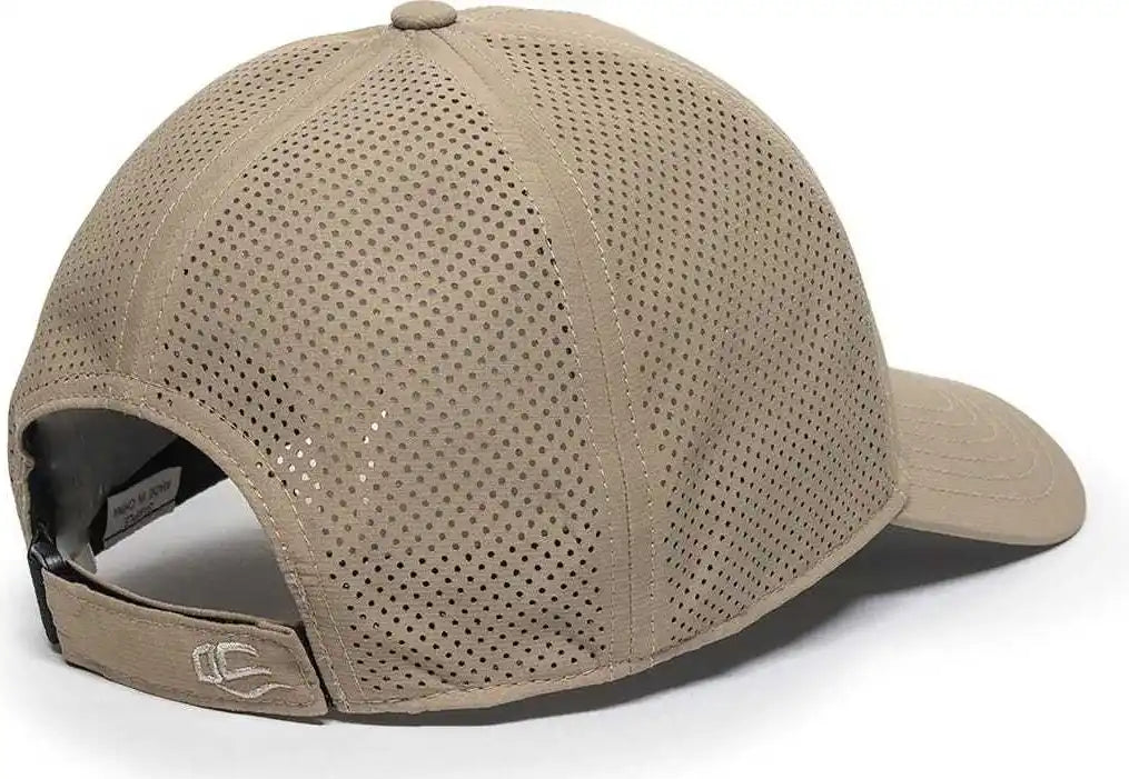 Oc Sports Oc803 Adjustable Mesh Back Solid Color Cap - Khaki - 6 7/8’’ - 7 1/2’’