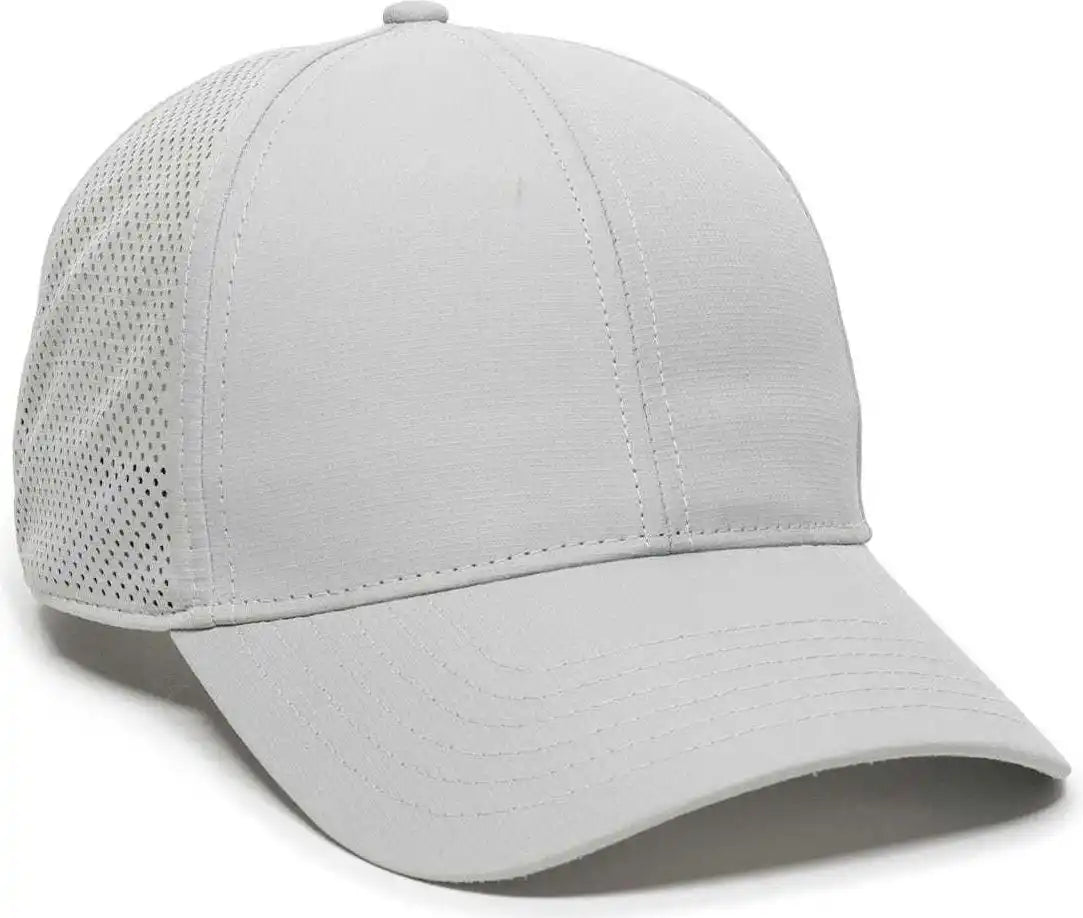 Oc Sports Oc803 Adjustable Mesh Back Solid Color Cap - Light Gray - 6 7/8’’ - 7 1/2’’