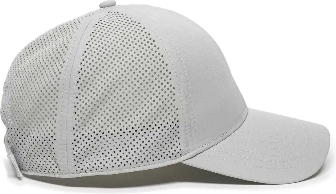Oc Sports Oc803 Adjustable Mesh Back Solid Color Cap - Light Gray - 6 7/8’’ - 7 1/2’’