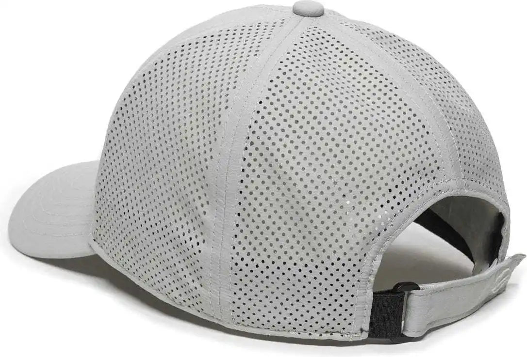 Oc Sports Oc803 Adjustable Mesh Back Solid Color Cap - Light Gray - 6 7/8’’ - 7 1/2’’