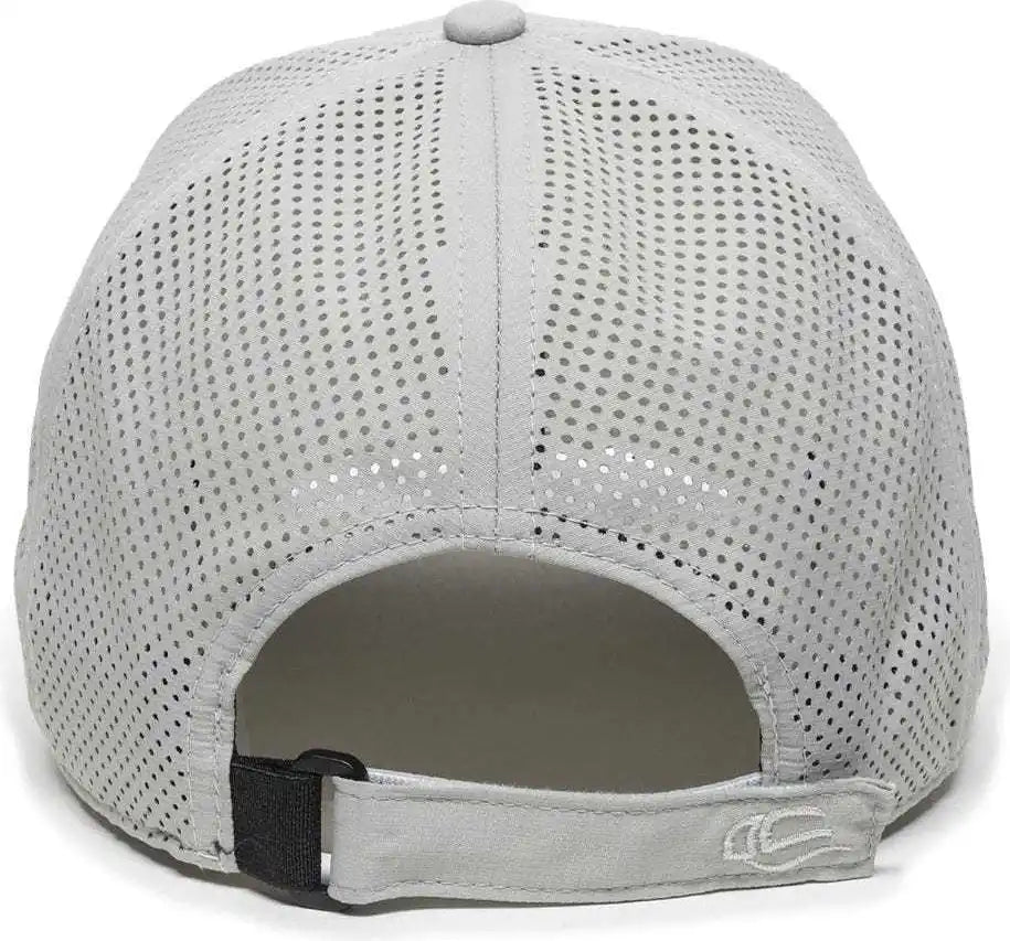 Oc Sports Oc803 Adjustable Mesh Back Solid Color Cap - Light Gray - 6 7/8’’ - 7 1/2’’