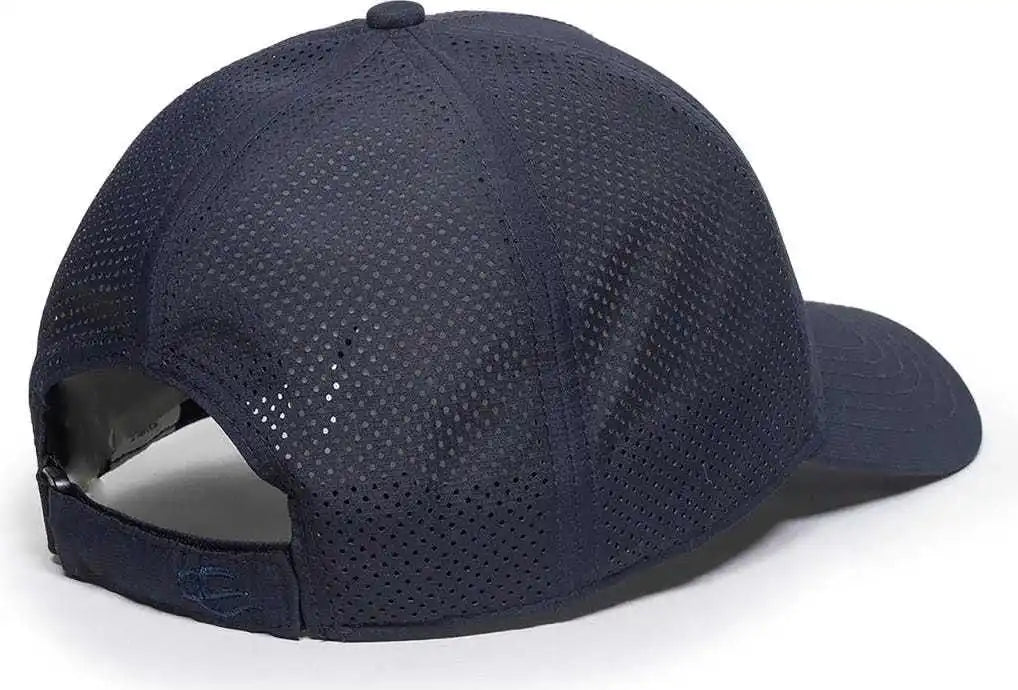 Oc Sports Oc803 Adjustable Mesh Back Solid Color Cap - Navy - 6 7/8’’ - 7 1/2’’