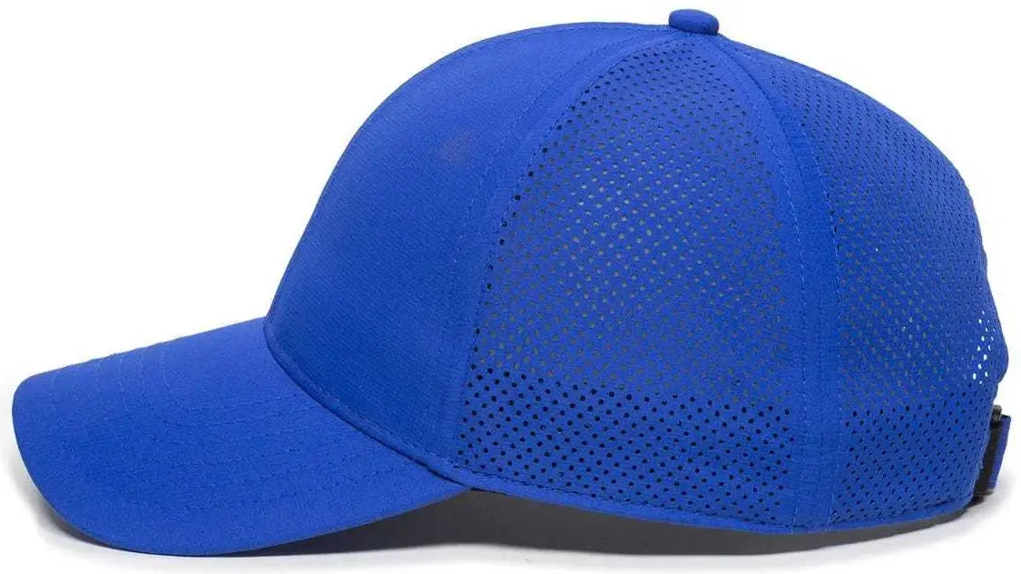 Oc Sports Oc803 Adjustable Mesh Back Solid Color Cap - Royal - 6 7/8’’ - 7 1/2’’