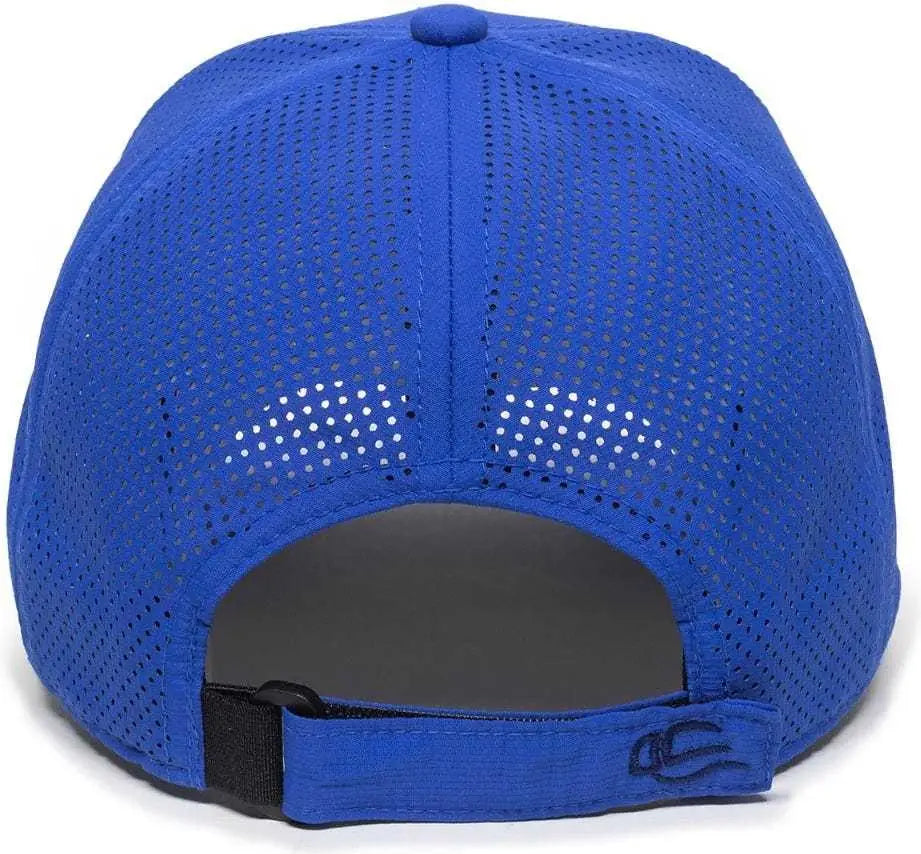 Oc Sports Oc803 Adjustable Mesh Back Solid Color Cap - Royal - 6 7/8’’ - 7 1/2’’
