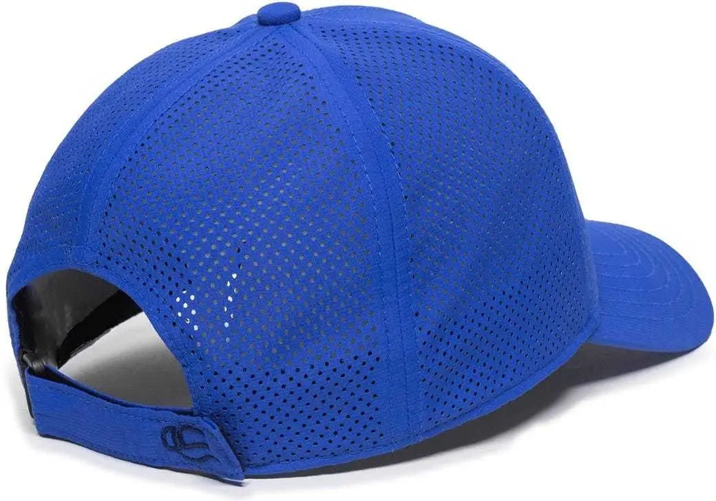 Oc Sports Oc803 Adjustable Mesh Back Solid Color Cap - Royal - 6 7/8’’ - 7 1/2’’