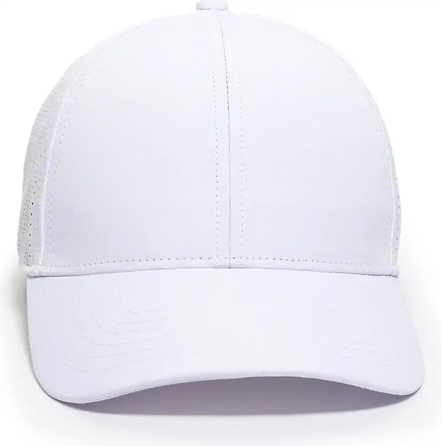 Oc Sports Oc803 Adjustable Mesh Back Solid Color Cap - White - 6 7/8’’ - 7 1/2’’