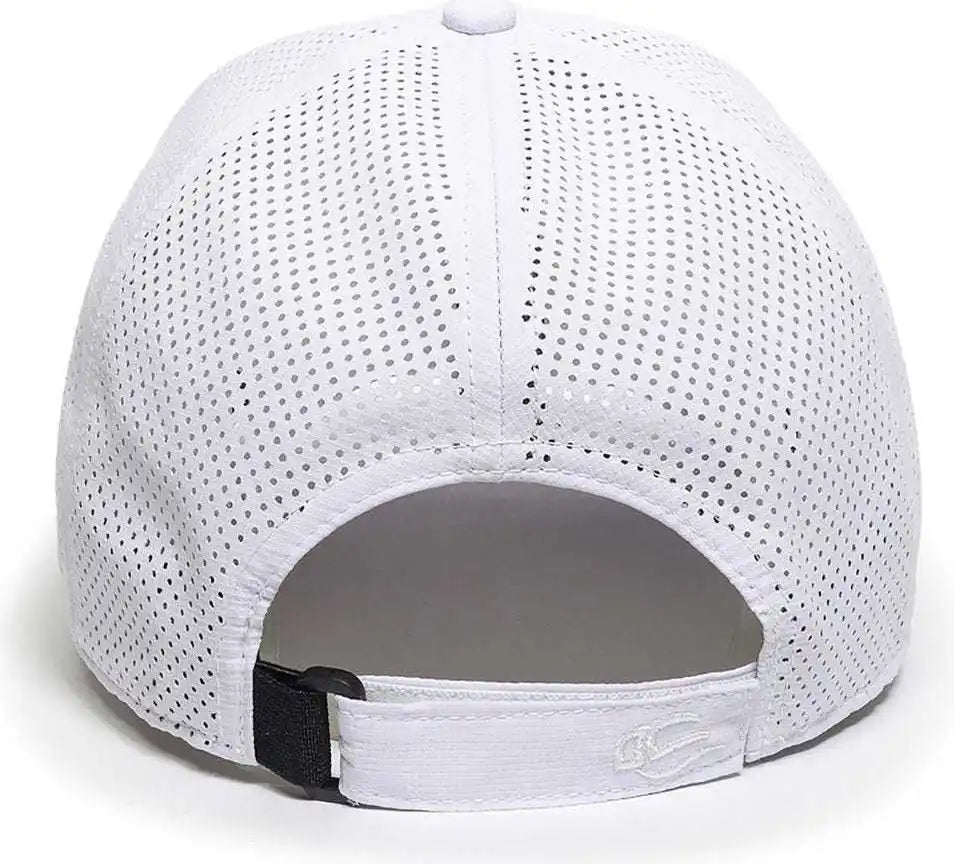 Oc Sports Oc803 Adjustable Mesh Back Solid Color Cap - White - 6 7/8’’ - 7 1/2’’