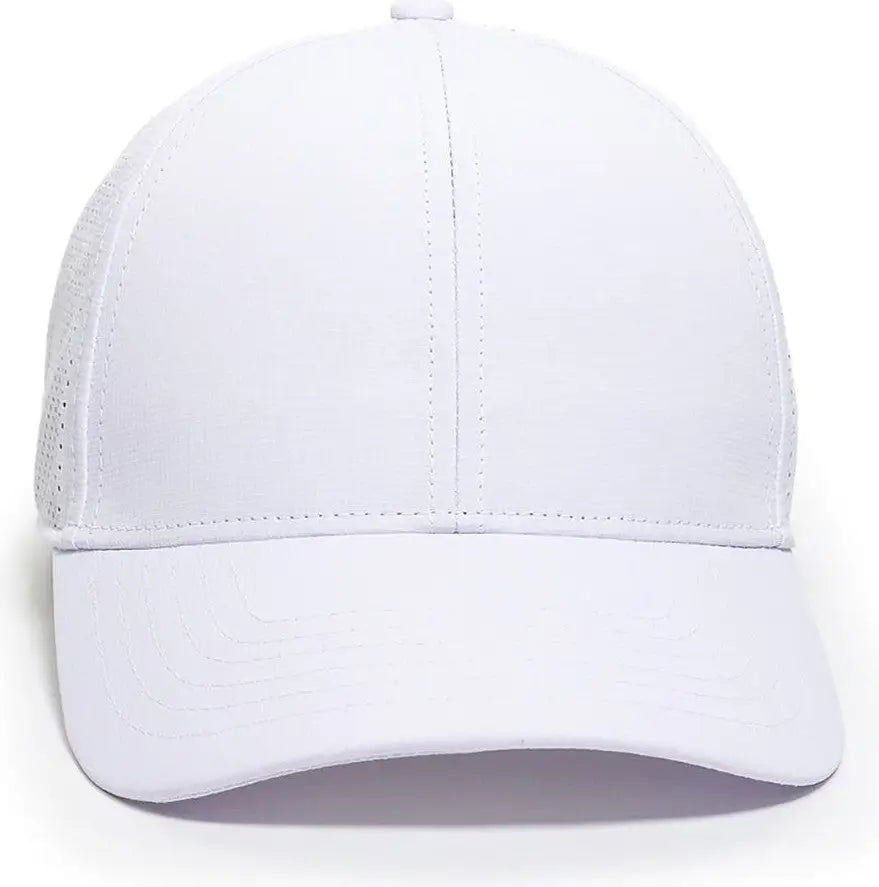 Oc Sports Oc803 Adjustable Mesh Back Solid Color Cap - White - 6 7/8’’ - 7 1/2’’