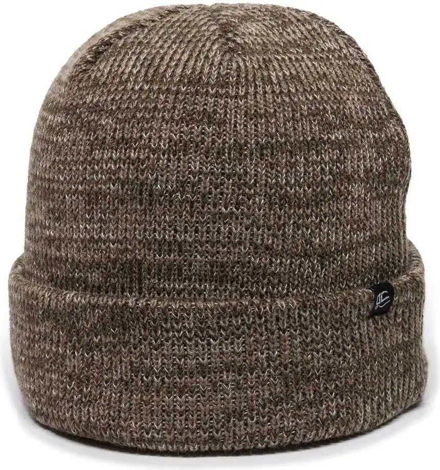 Oc Sports Oc804 Watch Beanie with Cuff - Brown - one Size Fits Most