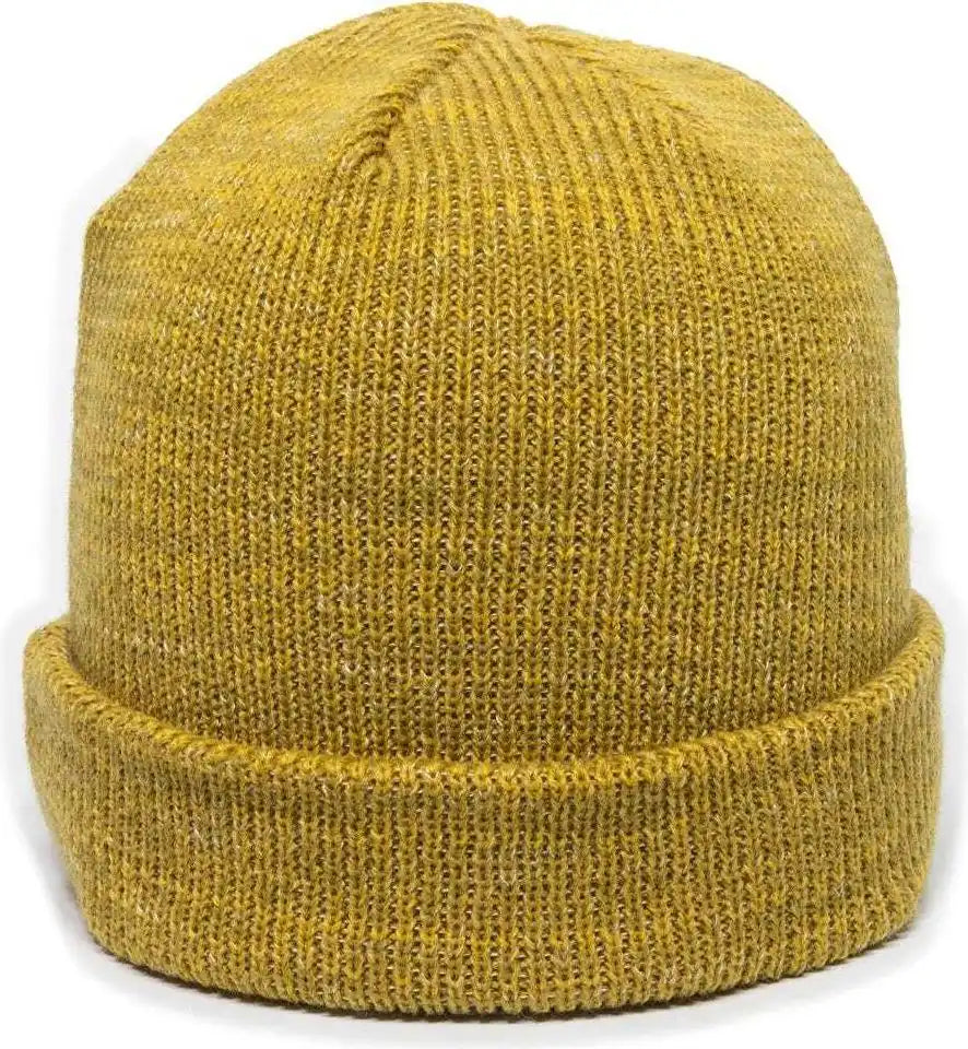 Oc Sports Oc804 Watch Beanie with Cuff - Mustard - Gold / one Size Fits Most