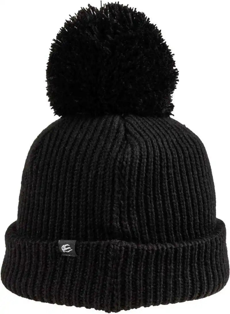 Oc Sports Oc806 Acrylic Knit 3’’ Cuff Beanie - Black - one Size Fits Most