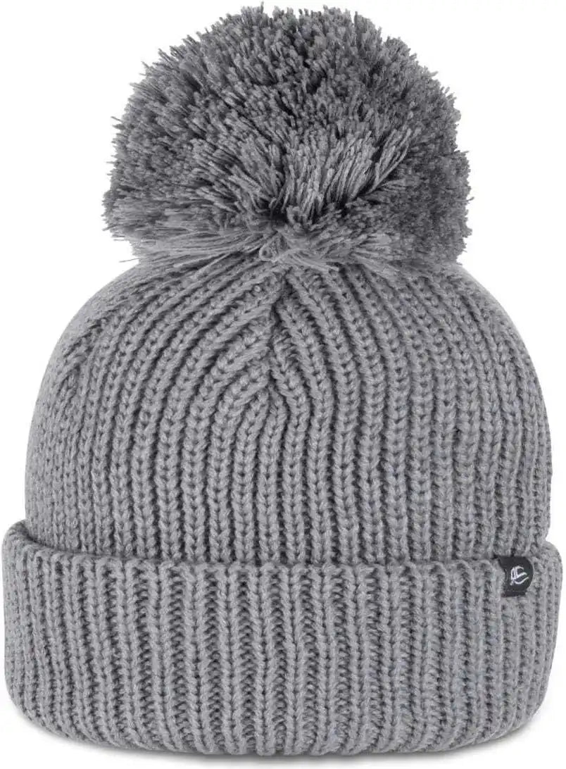 Oc Sports Oc806 Acrylic Knit 3’’ Cuff Beanie - Charcoal - Dark Gray / one Size Fits Most