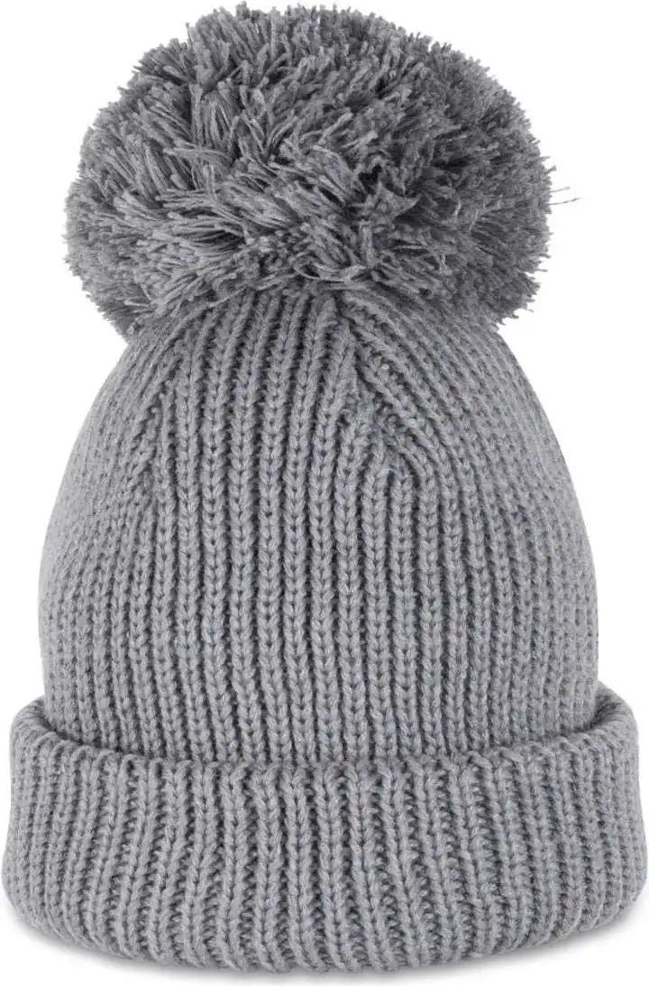 Oc Sports Oc806 Acrylic Knit 3’’ Cuff Beanie - Charcoal - Dark Gray / one Size Fits Most