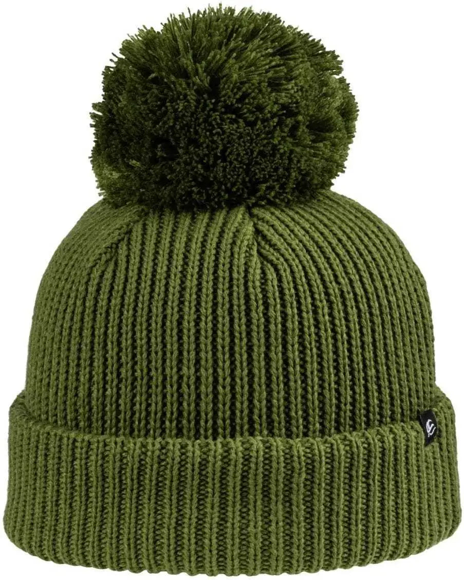 Oc Sports Oc806 Acrylic Knit 3’’ Cuff Beanie - Olive