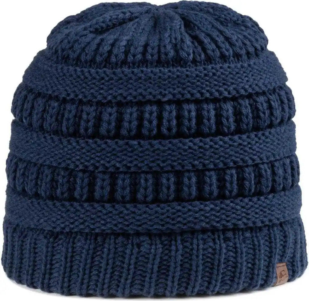 Oc Sports Oc807 Acrylic Knit Beanie - Navy - one Size Fits Most