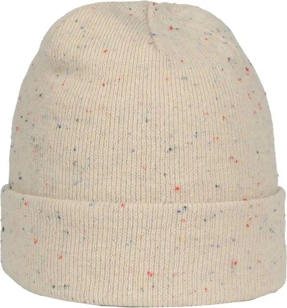 Oc Sports Oc809 Acrylic Watch Beanier with Cuff - Ivory Slub - Osfm