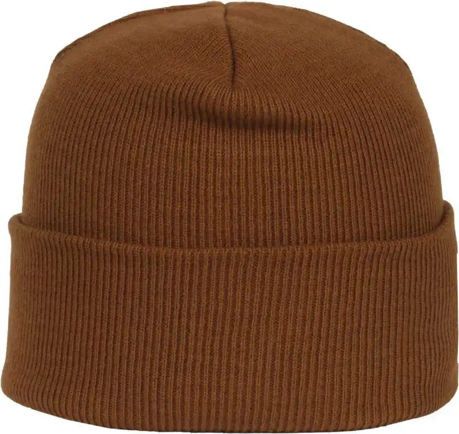 Oc Sports Oc870 Stretch Watch Beanie with Cuff - Brown - Osfm