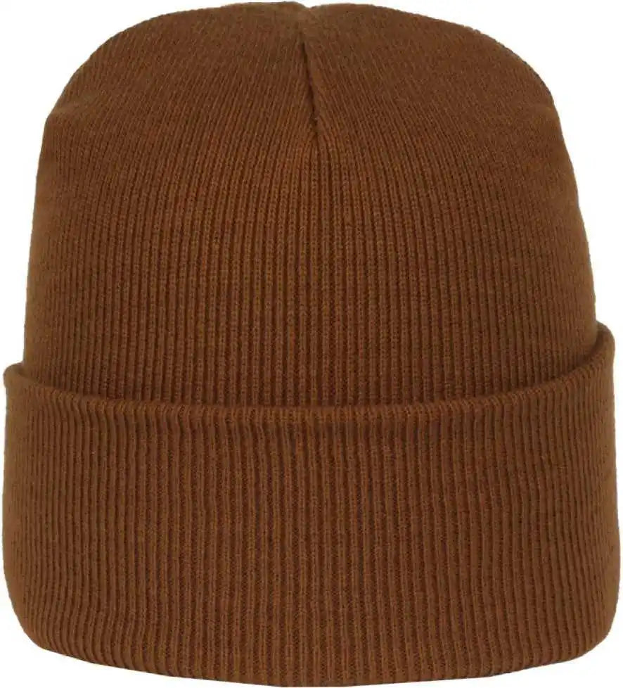 Oc Sports Oc870 Stretch Watch Beanie with Cuff - Brown - Osfm