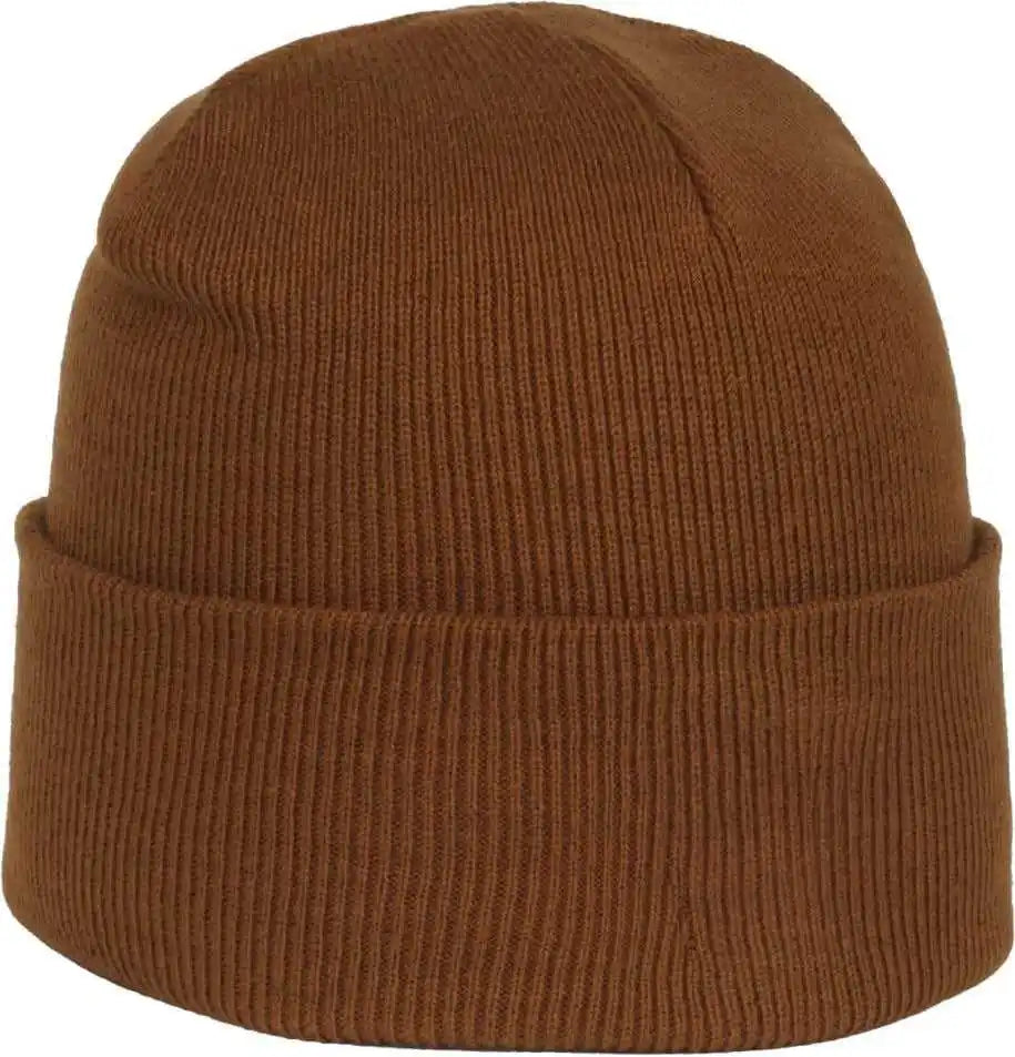 Oc Sports Oc870 Stretch Watch Beanie with Cuff - Brown - Osfm