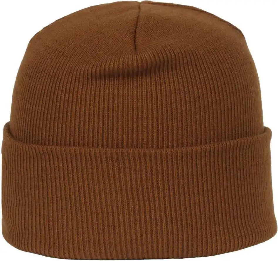 Oc Sports Oc870 Stretch Watch Beanie with Cuff - Brown - Osfm