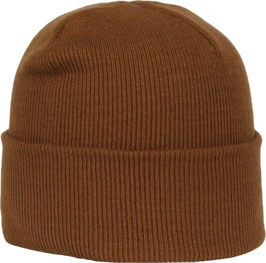 Oc Sports Oc870 Stretch Watch Beanie with Cuff - Brown - Osfm