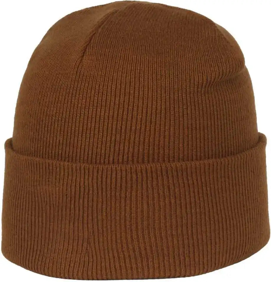 Oc Sports Oc870 Stretch Watch Beanie with Cuff - Brown - Osfm