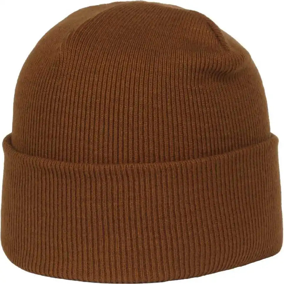 Oc Sports Oc870 Stretch Watch Beanie with Cuff - Brown - Osfm