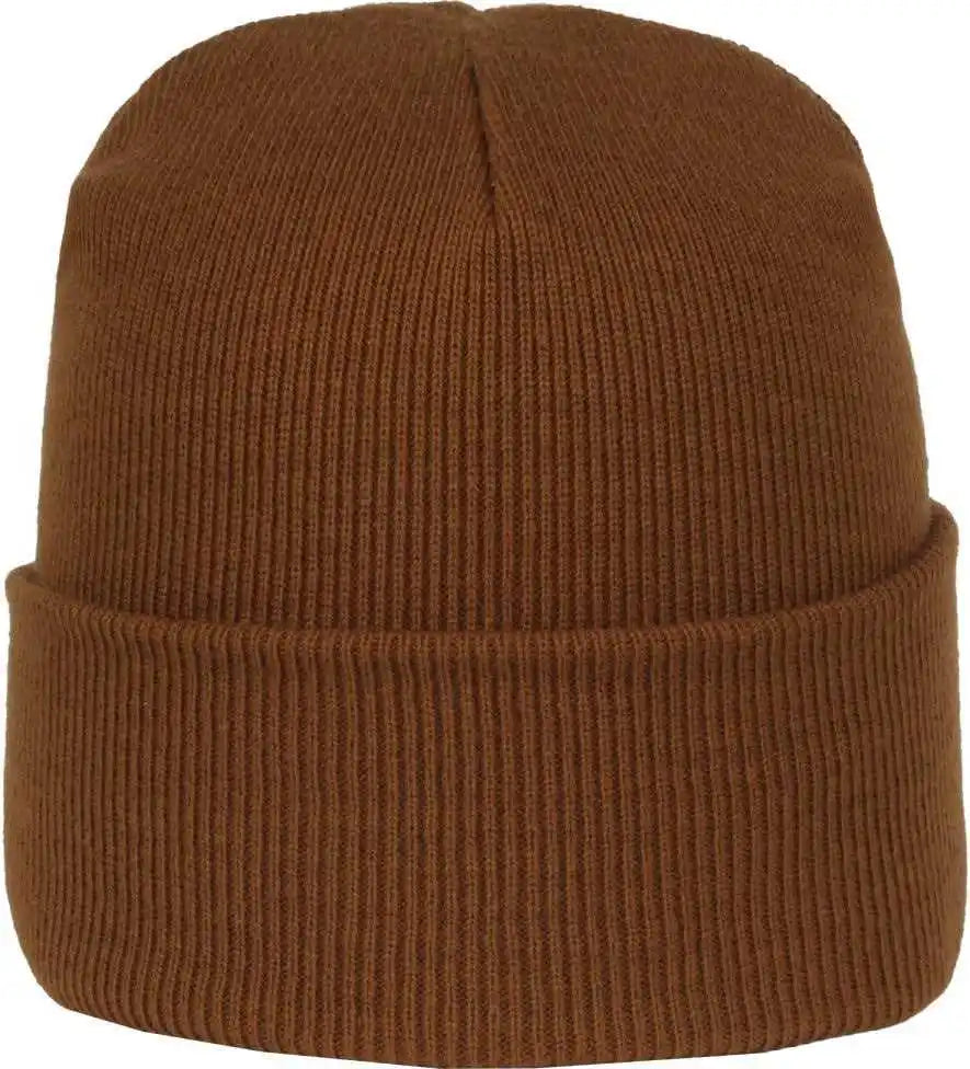 Oc Sports Oc870 Stretch Watch Beanie with Cuff - Brown - Osfm
