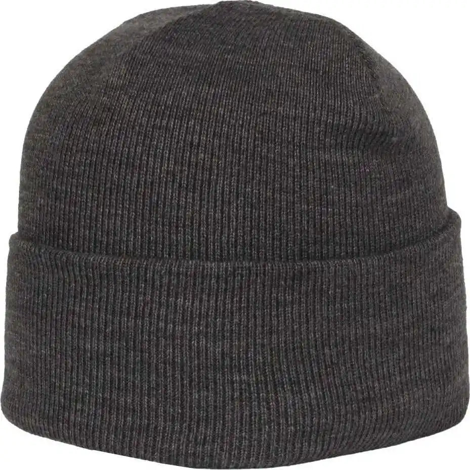 Oc Sports Oc870 Stretch Watch Beanie with Cuff - Charcoal - Dark Gray / Osfm