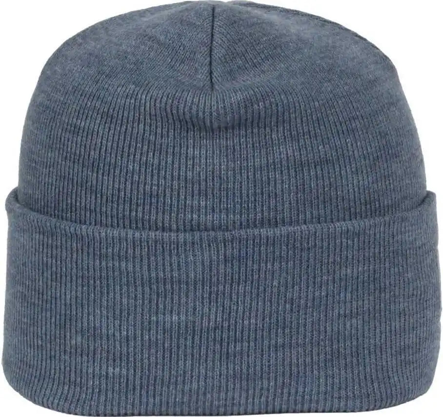 Oc Sports Oc870 Stretch Watch Beanie with Cuff - Heathered Blue - Osfm