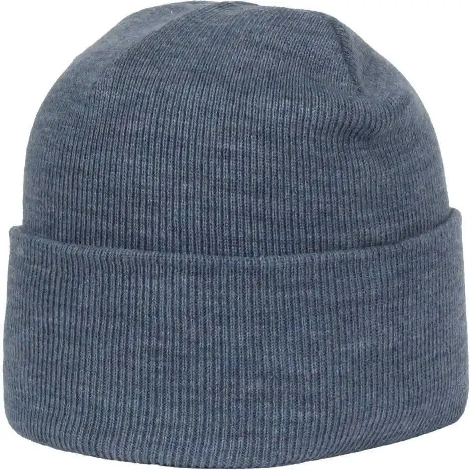 Oc Sports Oc870 Stretch Watch Beanie with Cuff - Heathered Blue - Osfm