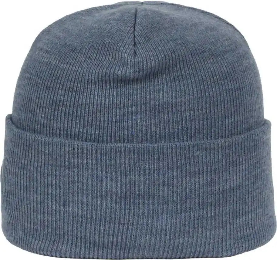 Oc Sports Oc870 Stretch Watch Beanie with Cuff - Heathered Blue - Osfm