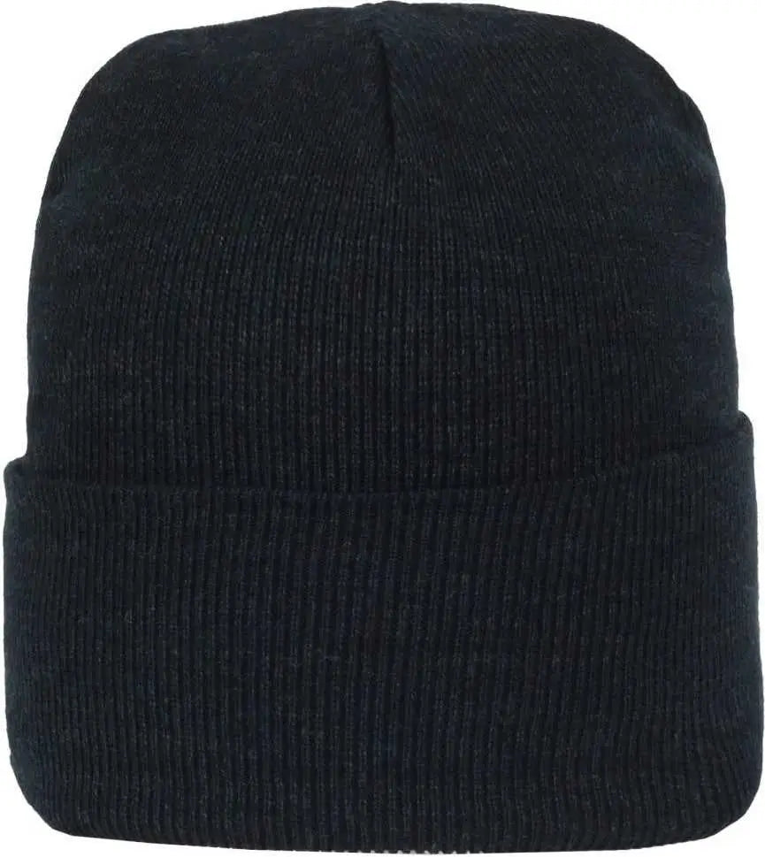 Oc Sports Oc870 Stretch Watch Beanie with Cuff - Heathered Navy - Osfm