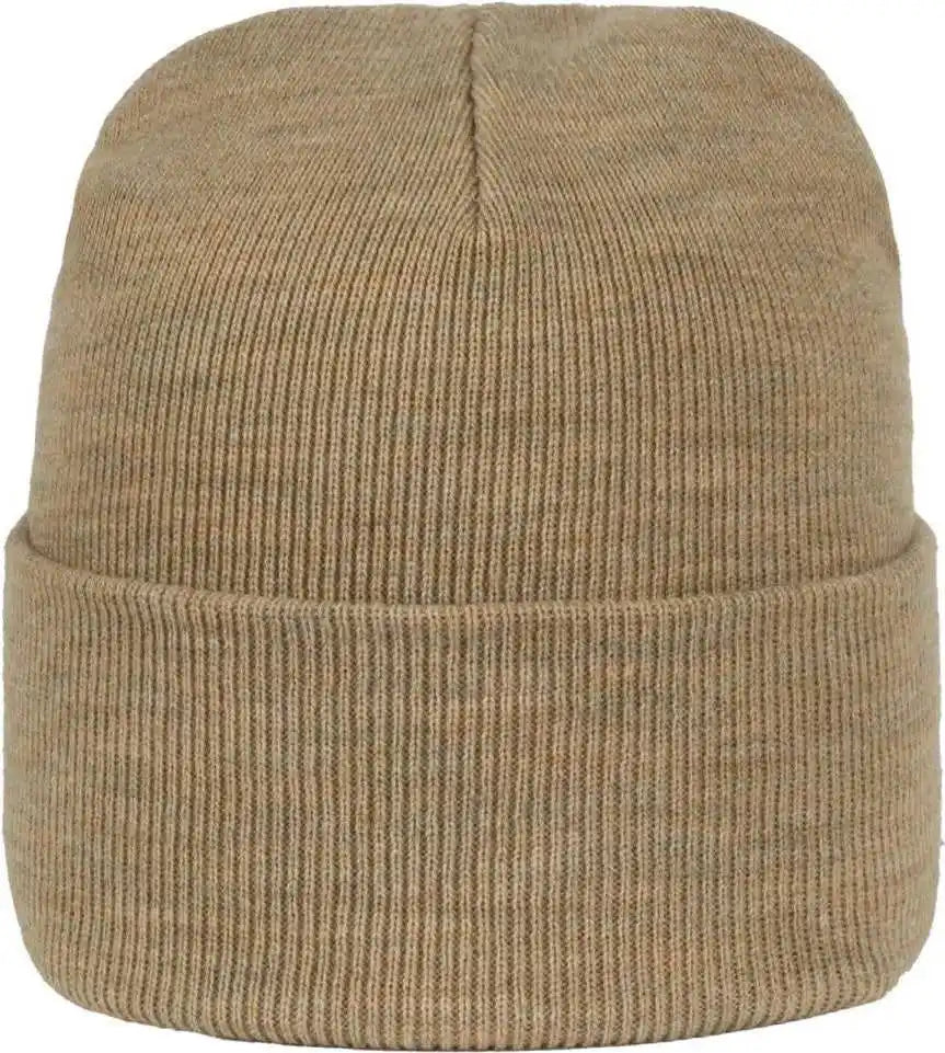 Oc Sports Oc870 Stretch Watch Beanie with Cuff - Heathered Oatmeal - Osfm