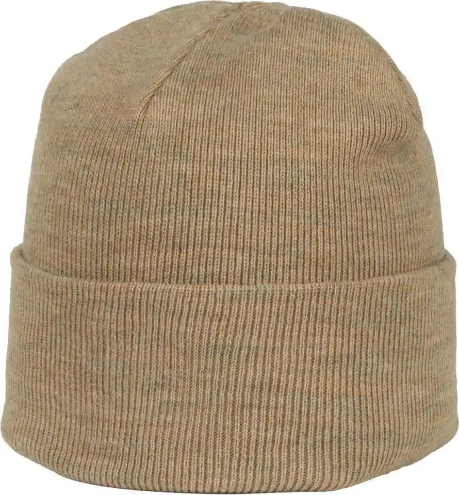 Oc Sports Oc870 Stretch Watch Beanie with Cuff - Heathered Oatmeal - Osfm