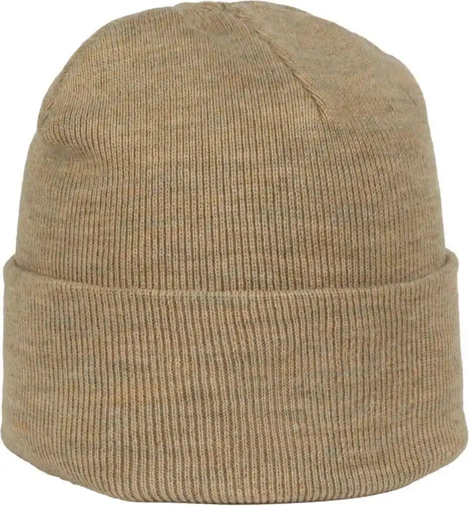 Oc Sports Oc870 Stretch Watch Beanie with Cuff - Heathered Oatmeal - Osfm