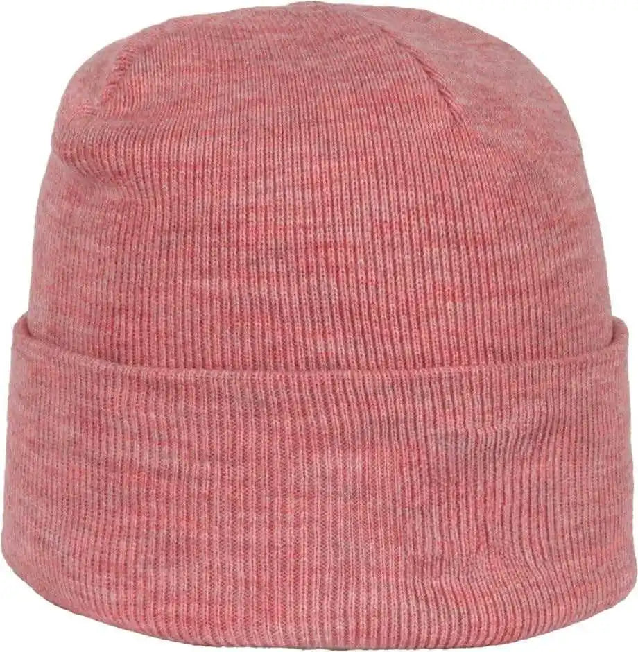 Oc Sports Oc870 Stretch Watch Beanie with Cuff Heathered Red / Osfm
