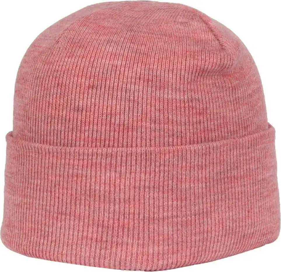 Oc Sports Oc870 Stretch Watch Beanie with Cuff Heathered Red / Osfm