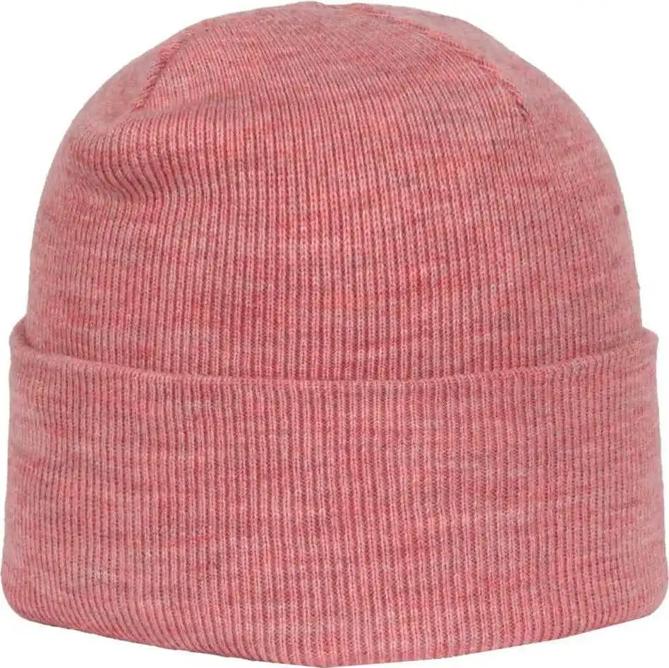 Oc Sports Oc870 Stretch Watch Beanie with Cuff Heathered Red / Osfm