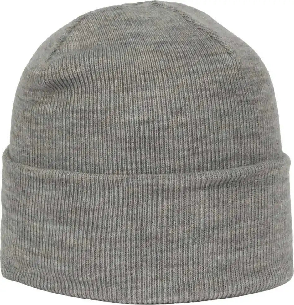 Oc Sports Oc870 Stretch Watch Beanie with Cuff - Light Heathered Gray - Osfm
