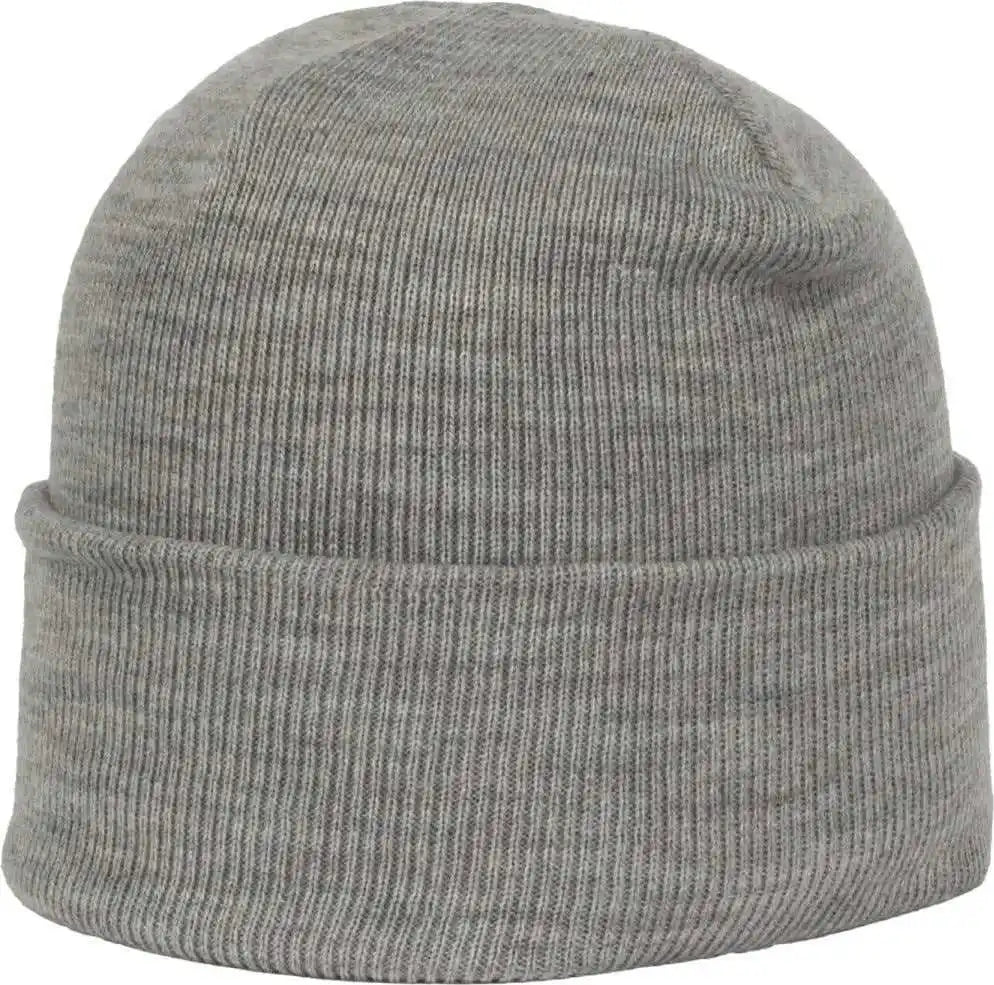 Oc Sports Oc870 Stretch Watch Beanie with Cuff - Light Heathered Gray - Osfm