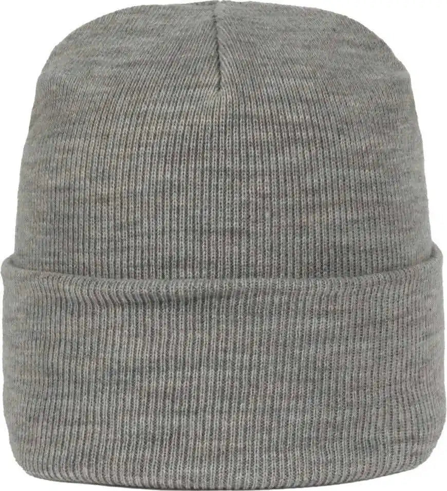 Oc Sports Oc870 Stretch Watch Beanie with Cuff - Light Heathered Gray - Osfm