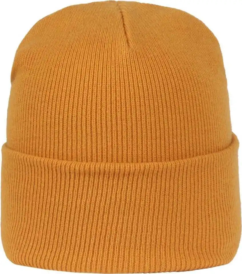 Oc Sports Oc870 Stretch Watch Beanie with Cuff - Mustard - Osfm