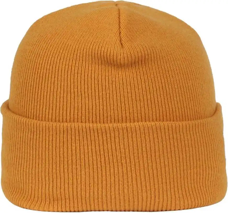 Oc Sports Oc870 Stretch Watch Beanie with Cuff - Mustard - Osfm