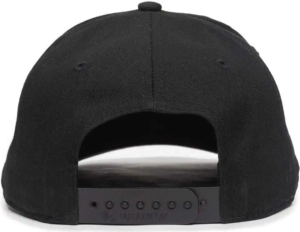 Oc Sports Oc871 Premium Modern Solid Back Cap - Black - 6 3/8’’ - 7’’