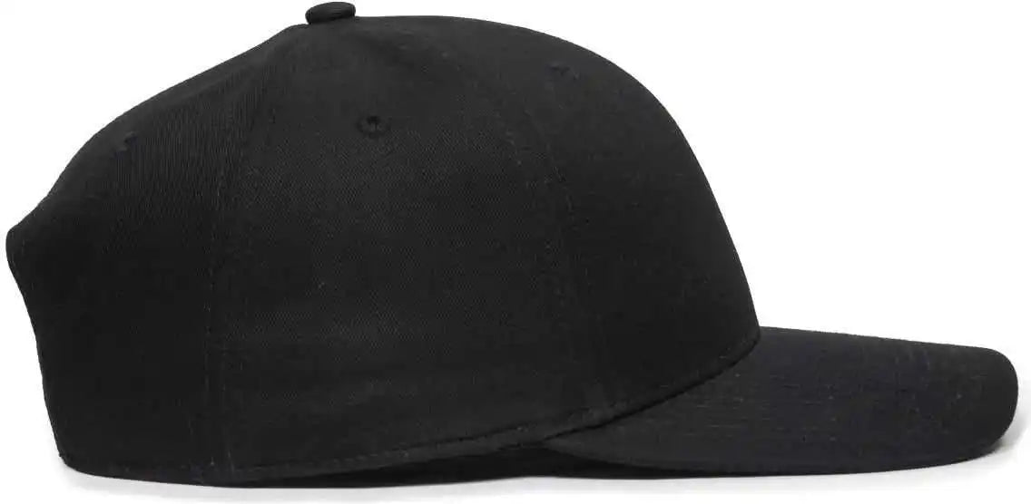 Oc Sports Oc871 Premium Modern Solid Back Cap - Black
