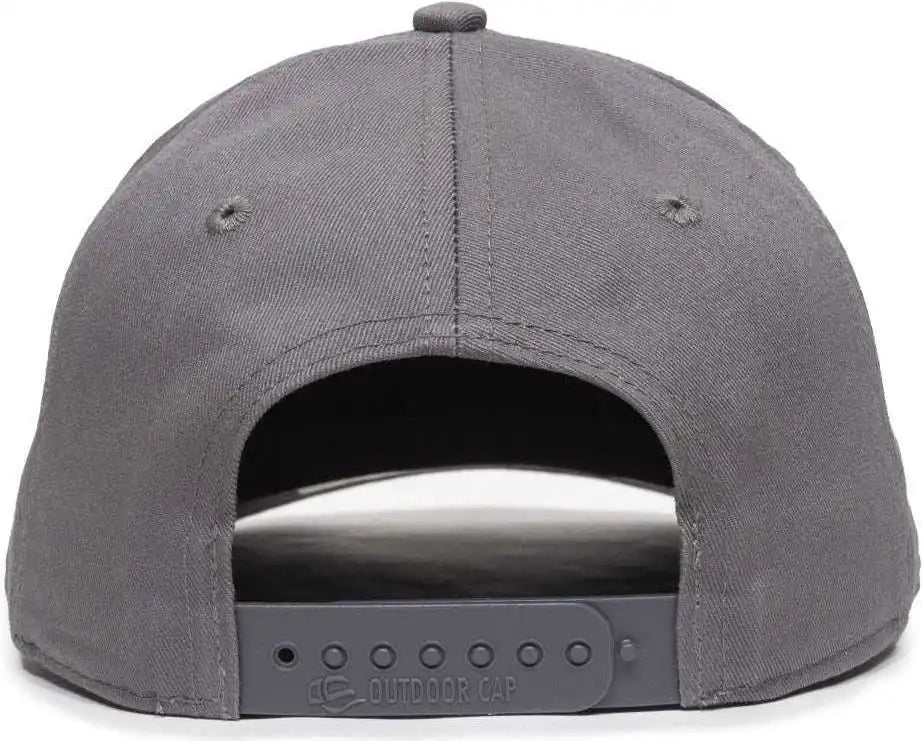 Oc Sports Oc871 Premium Modern Solid Back Cap - Charcoal
